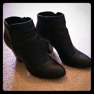 Black ankle boots